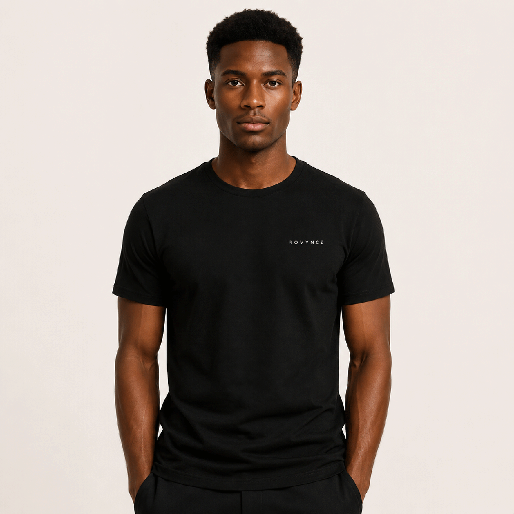 Classic Crew Neck T-Shirts - Black