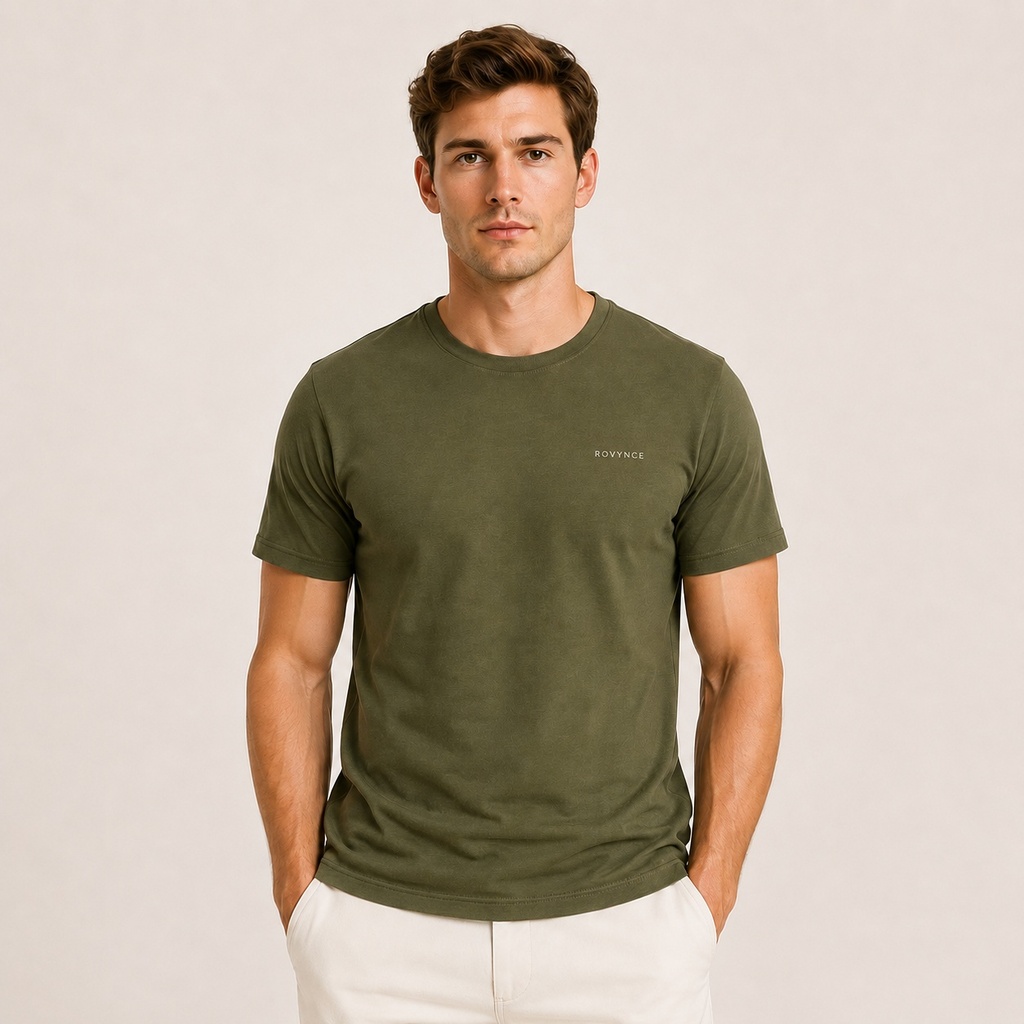 Classic Crew T-Shirt - Olive Green